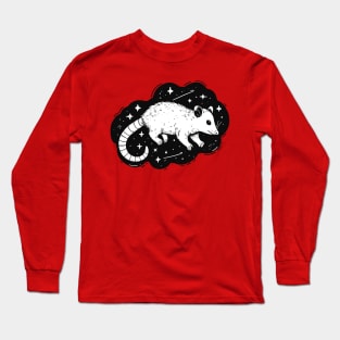 opossum in space Long Sleeve T-Shirt